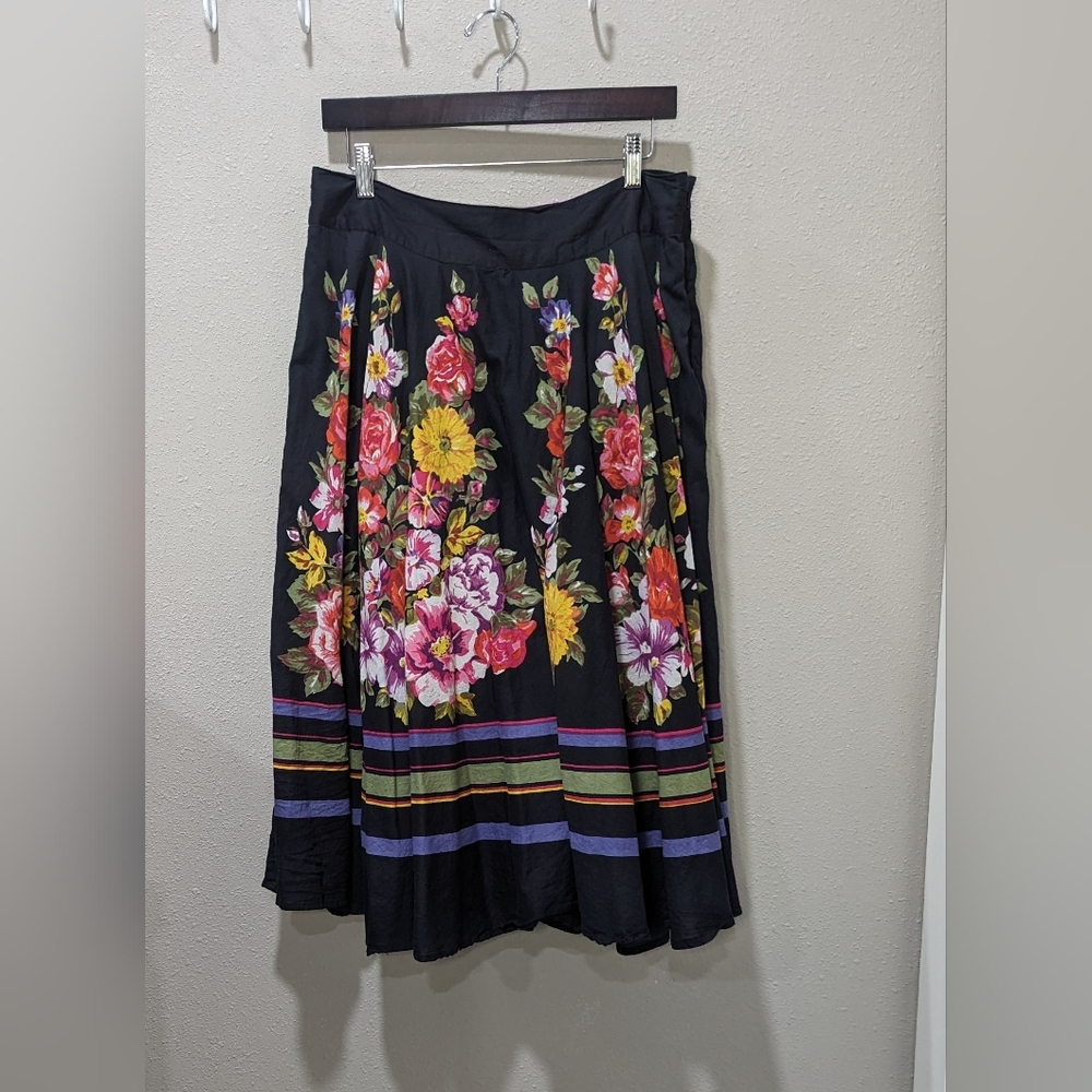 J. Peterman 29 inch circle skirt 100% cotton